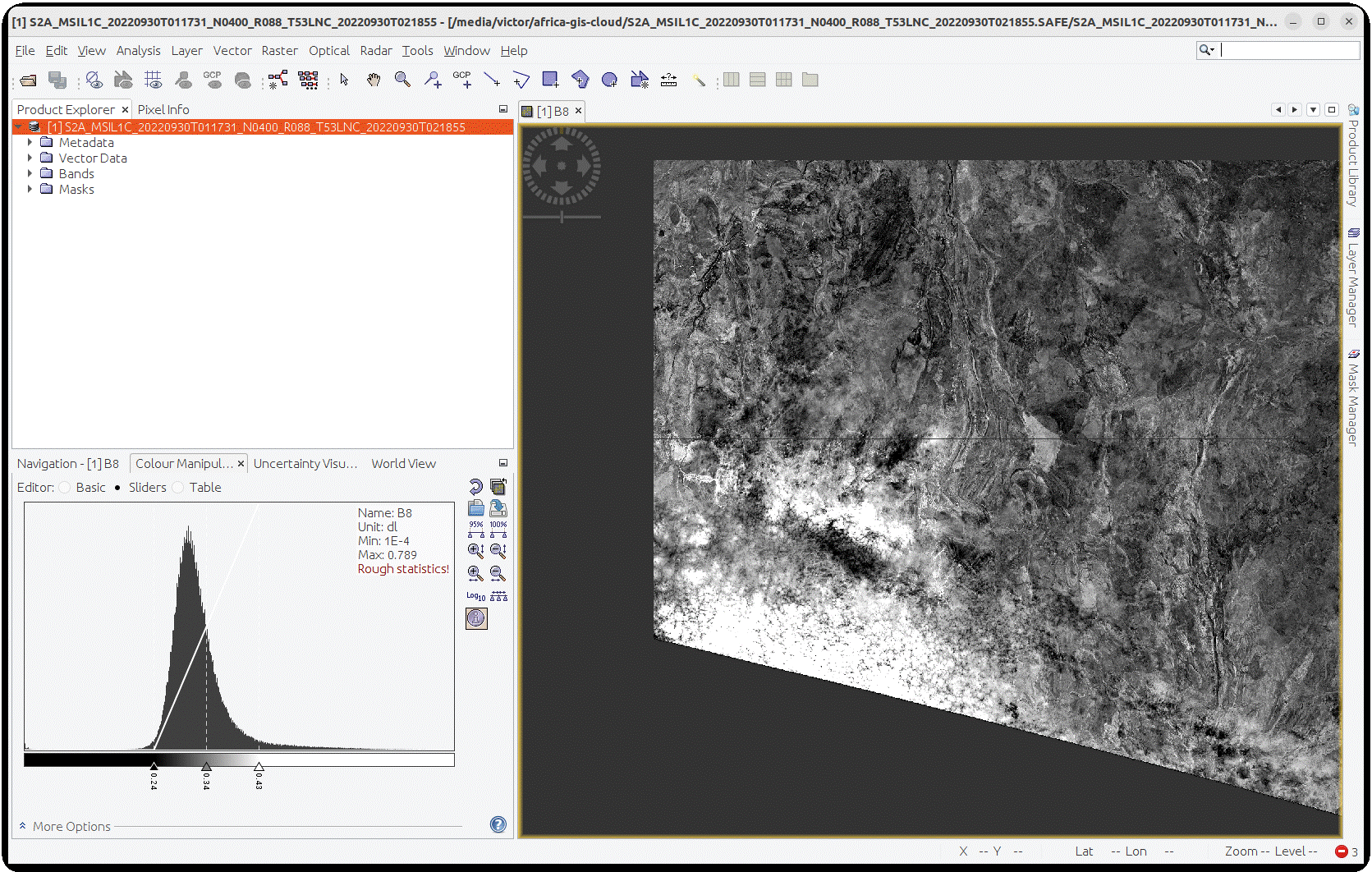 Figure 1 Sentinel 2 Image opened in SNAP.gif